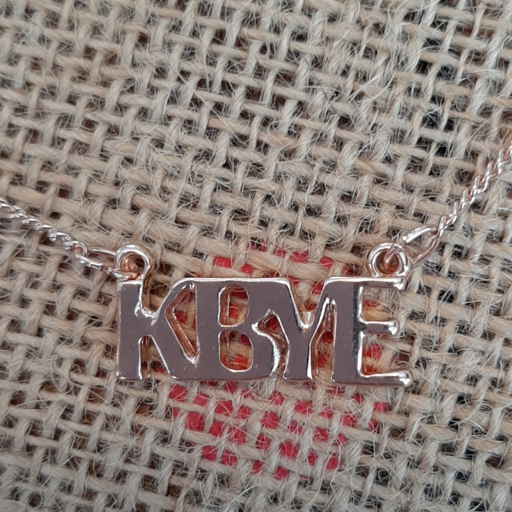 Kbye rose gold necklace